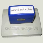 Khắc Dấu hoàn công liền mực