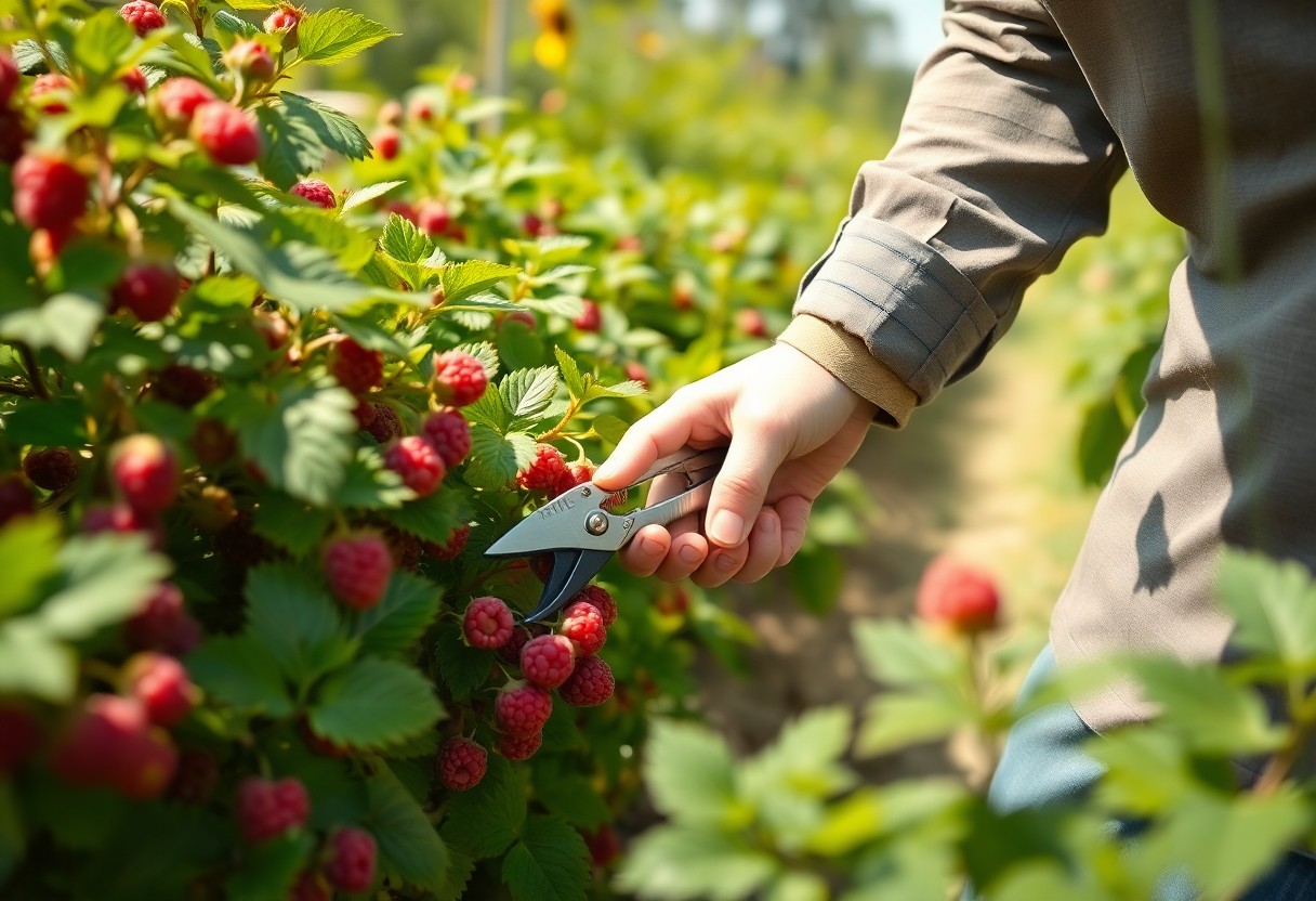 how to prune raspberries pui