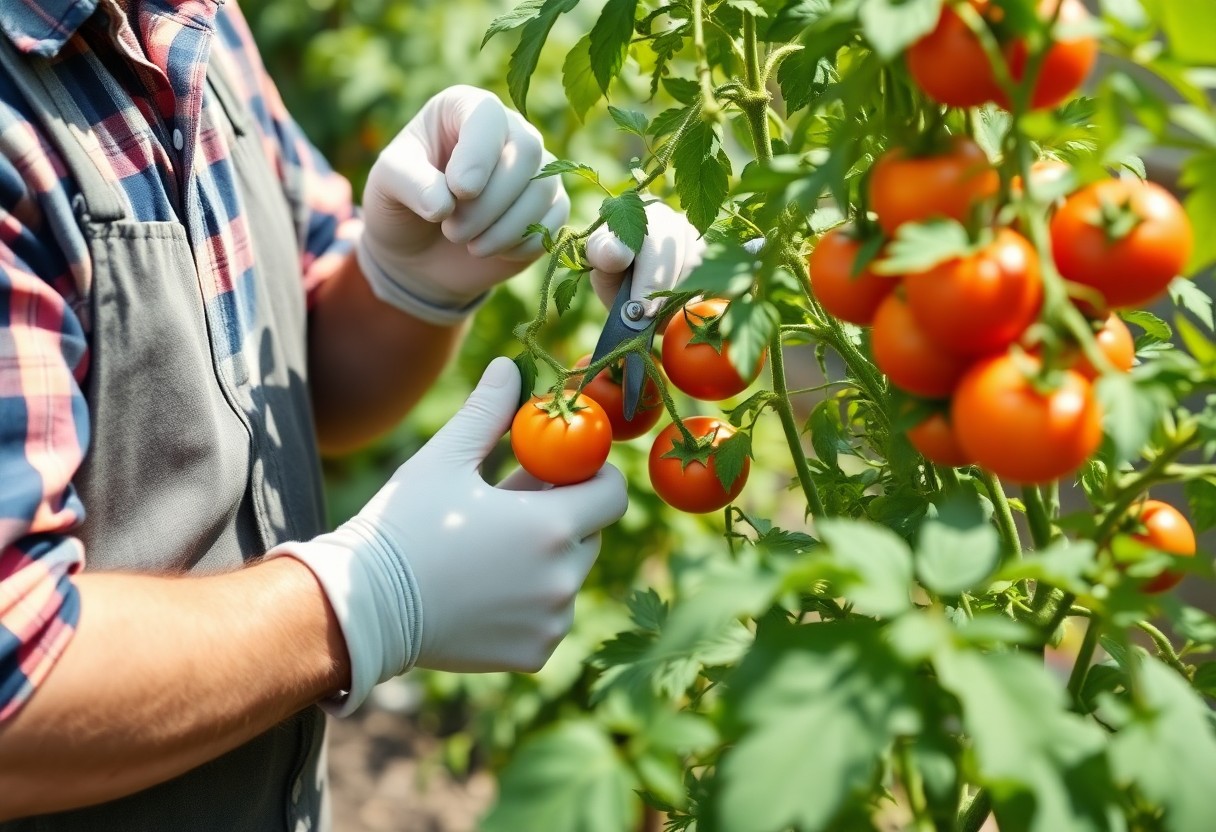 how to prune tomatoes weg
